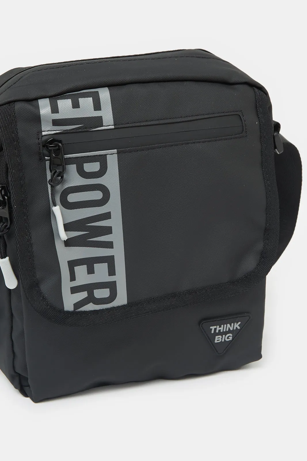 Men Black Black Cross Body Bag sold by Redtag product image thumbnail 3