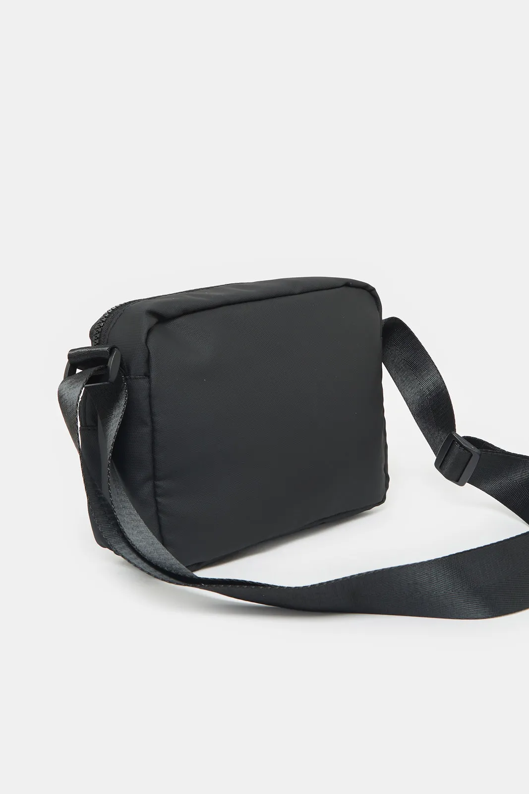 Men Black Black Cross Body Bag sold by Redtag product image thumbnail 2