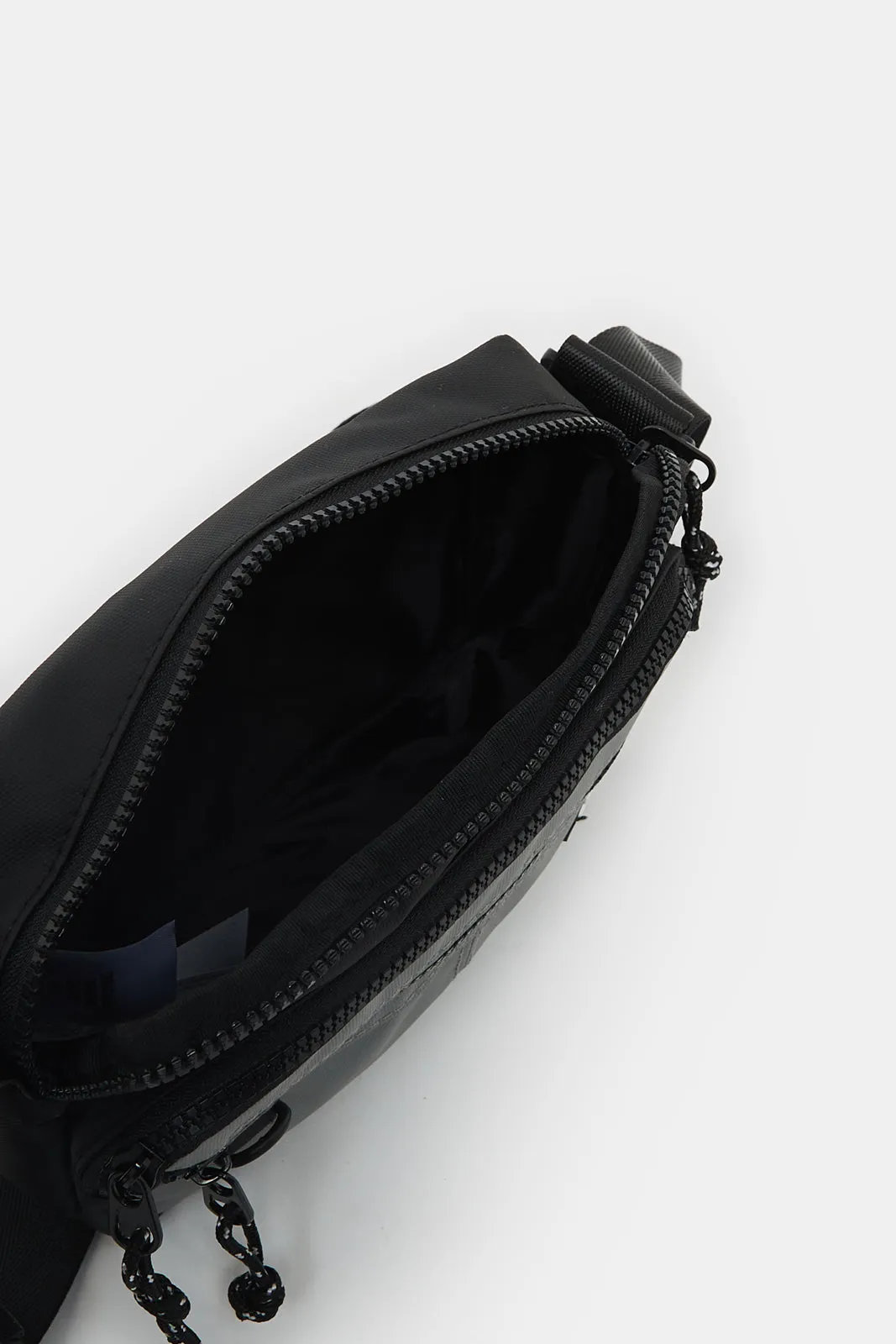 Men Black Black Cross Body Bag sold by Redtag product image thumbnail 4