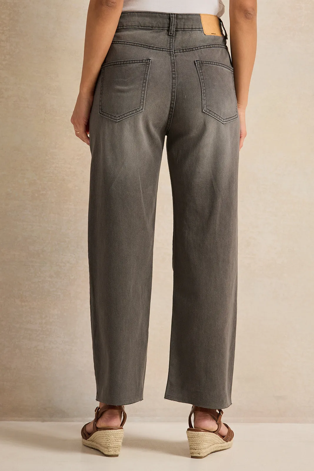 Women Black Straight Fit Jeans sold by Redtag product image thumbnail 3