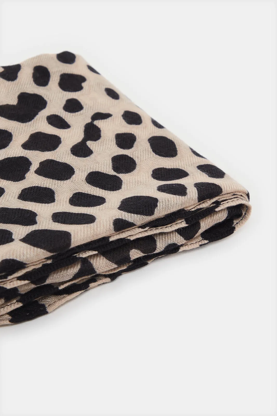 Women Black And Beige Scarf Set (2 Piece) sold by Redtag product image thumbnail 4