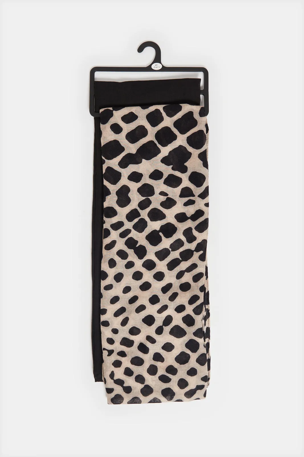 Women Black And Beige Scarf Set (2 Piece) sold by Redtag