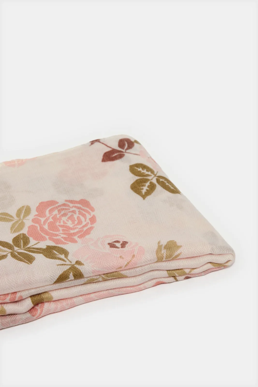 Women Pink Printed Scarf sold by Redtag product image thumbnail 3