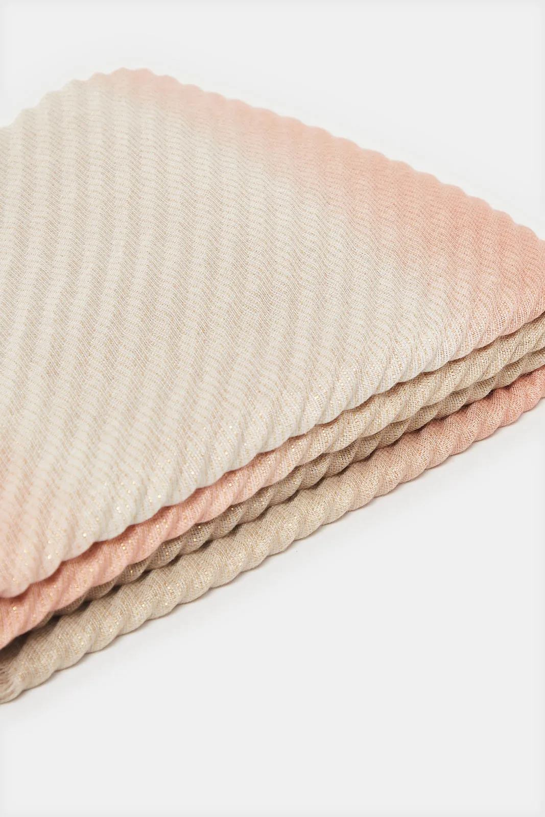 Women Beige Solid Scarf sold by Redtag product image thumbnail 3