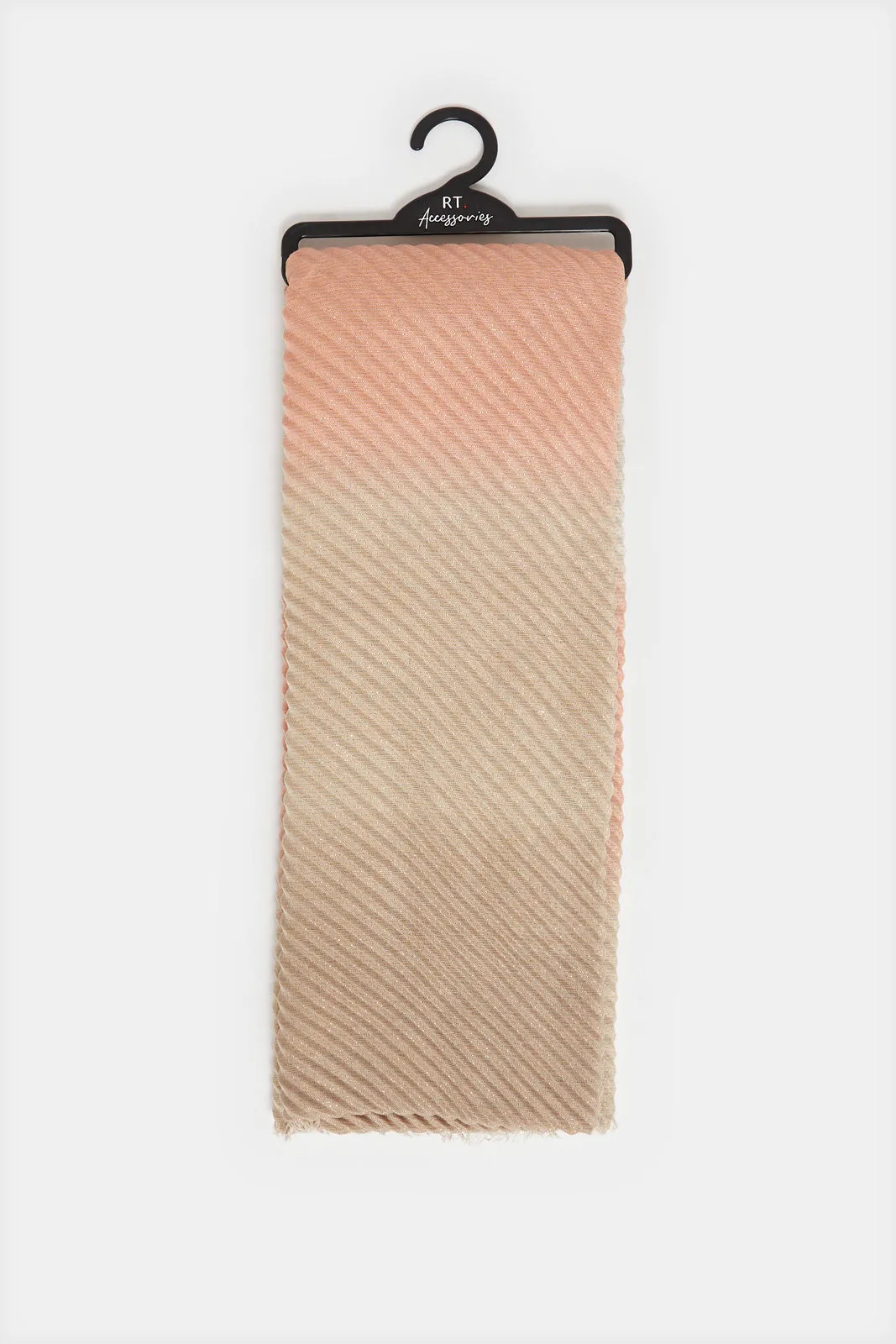 Women Beige Solid Scarf sold by Redtag