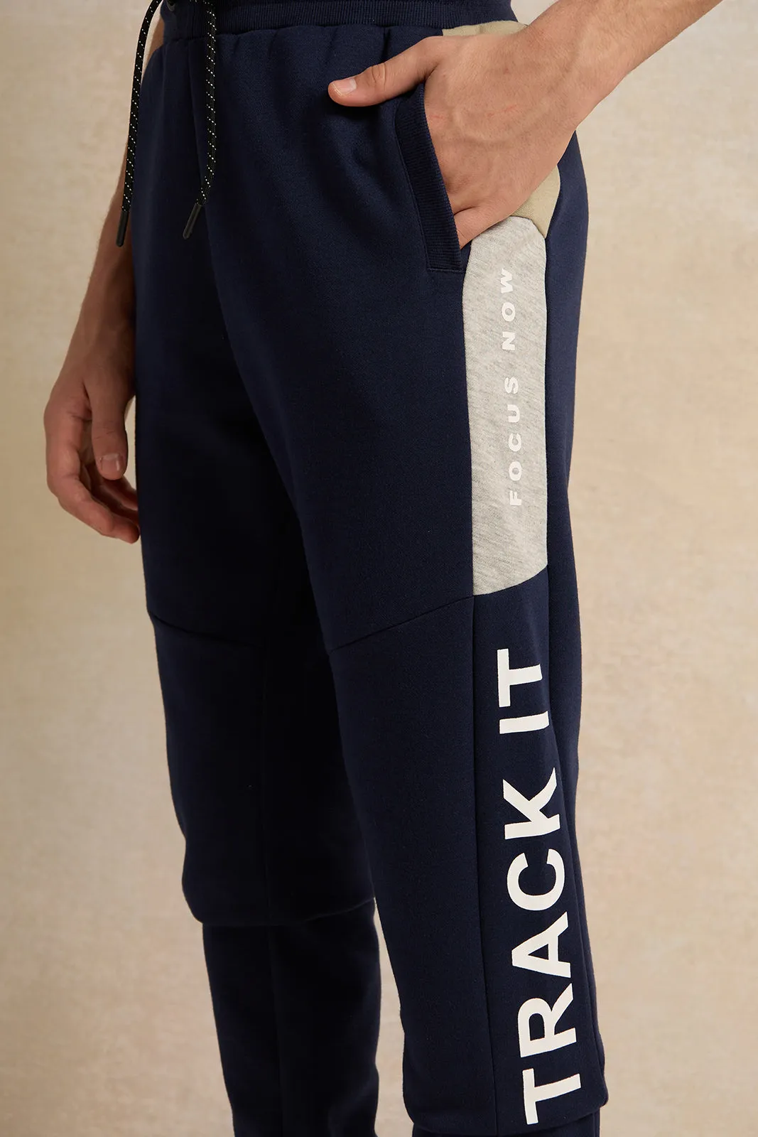 Senior Boys Navy Active Pants sold by Redtag product image thumbnail 4