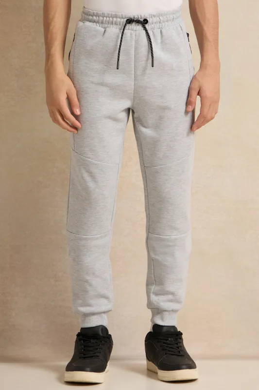 Senior Boys Grey Active Pants sold by Redtag