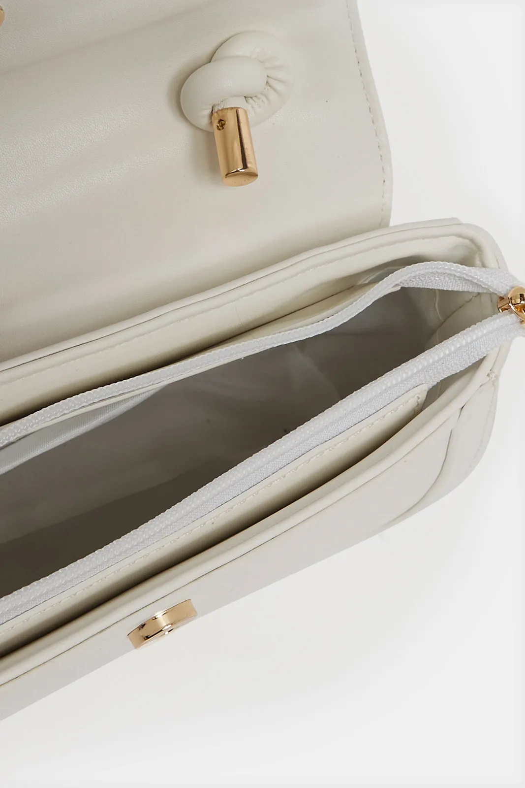 Women White Embellished Cross Body Bag sold by Redtag product image thumbnail 4