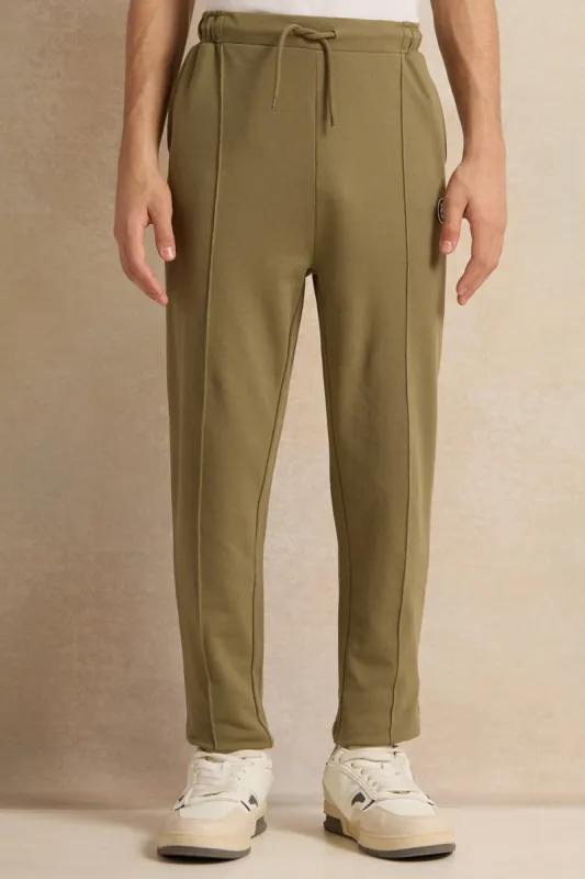 Senior Boys Green Pique Active Pants sold by Redtag