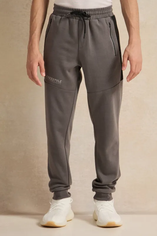 Senior Boys Charcoal Active Pants sold by Redtag