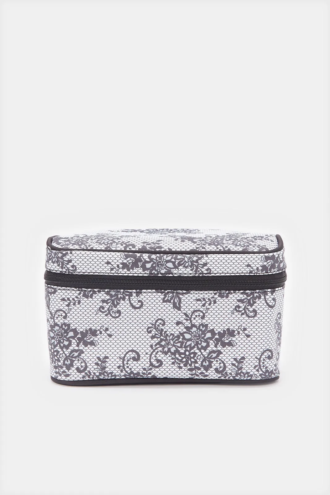 Women Black Printed Cosmetic Pouch Set (4 Piece) sold by Redtag product image thumbnail 4