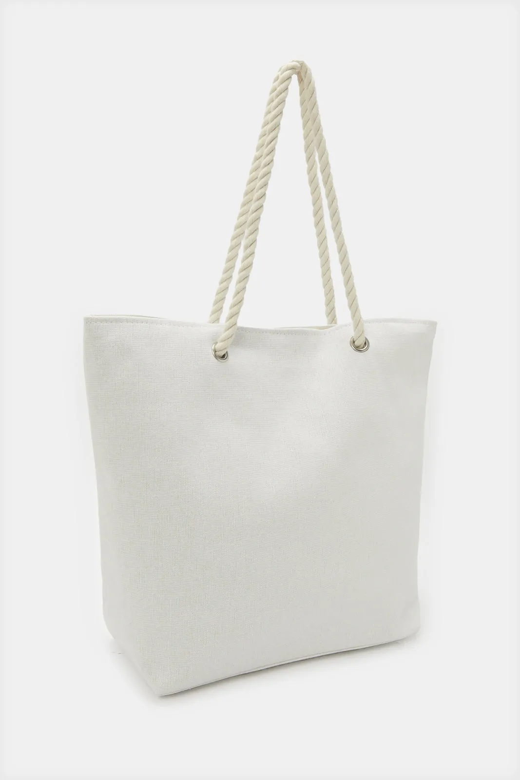 Women Beige Printed Beach Bag sold by Redtag product image thumbnail 3