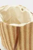 Women Brown Striped Beach Bag sold by Redtag