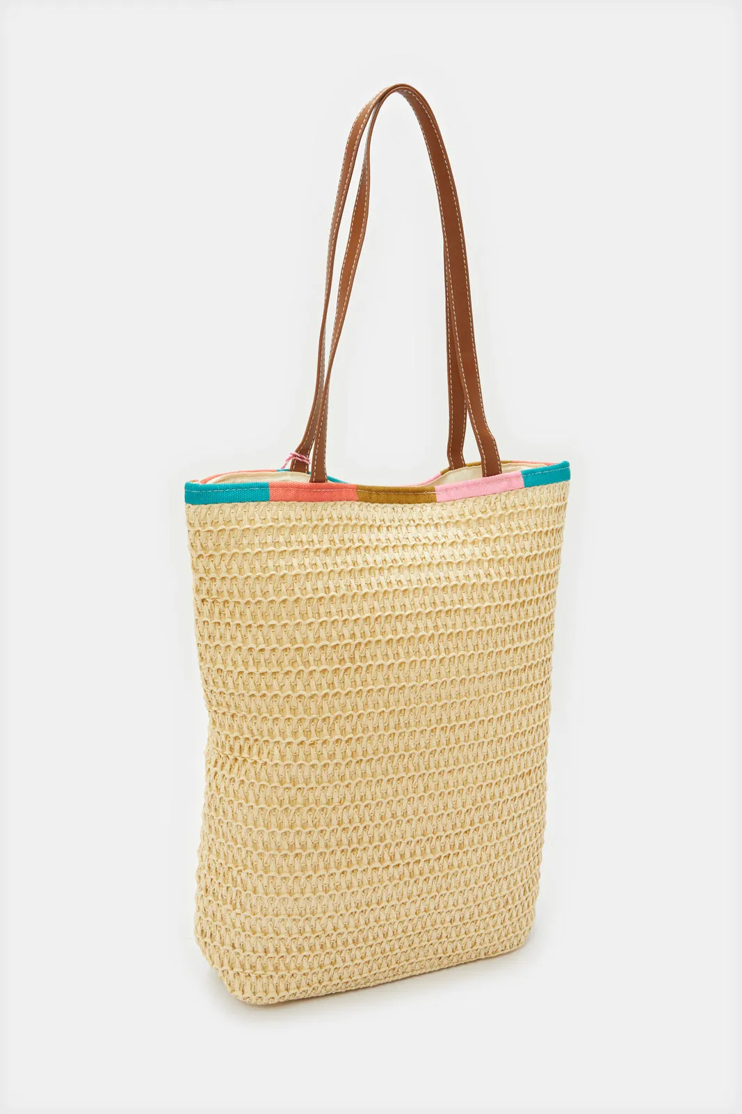 Women Beige Embellished Beach Bag sold by Redtag product image thumbnail 3