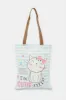 Women Blue Printed Shopper sold by Redtag
