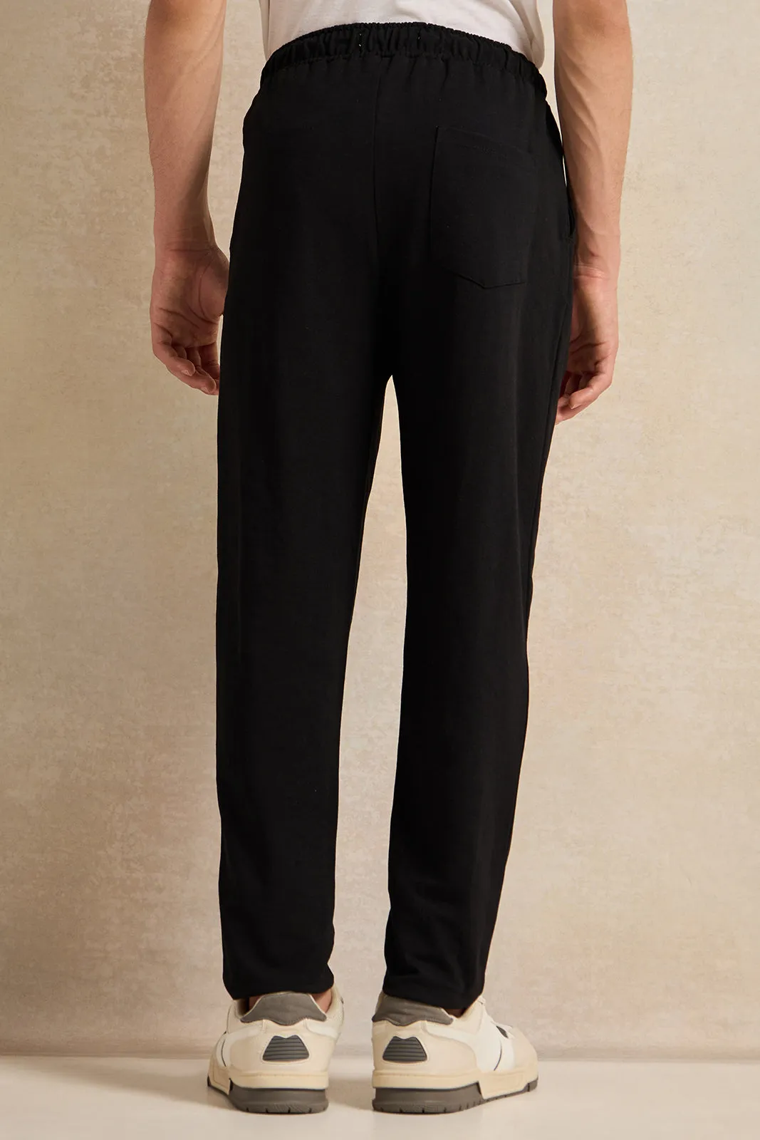 Senior Boys Black Jogger sold by Redtag product image thumbnail 3