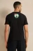 Men Black Printed T-Shirt sold by Redtag