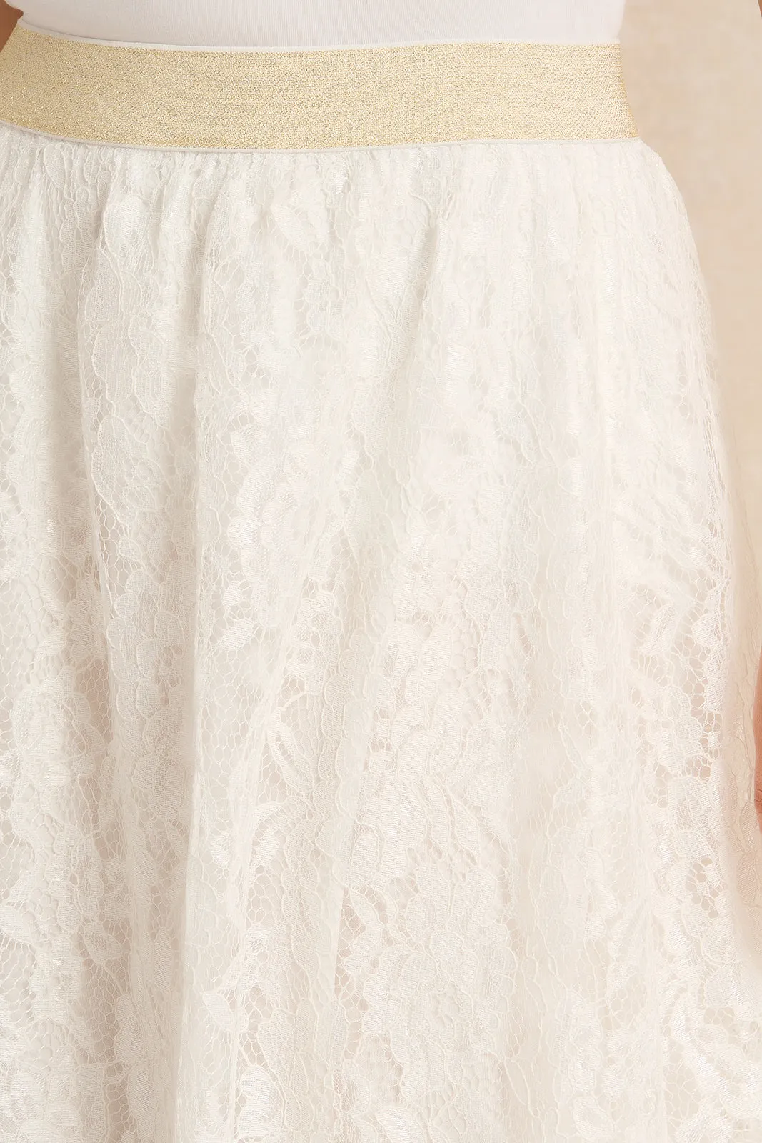 Women White Embellished Skirt sold by Redtag product image thumbnail 4