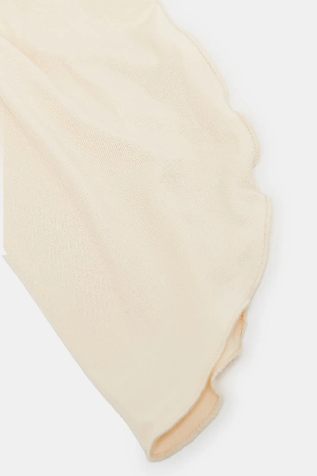 Women Beige Plain Hijab sold by Redtag product image thumbnail 3