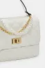 Women White Pearl Chain Day Bag sold by Redtag