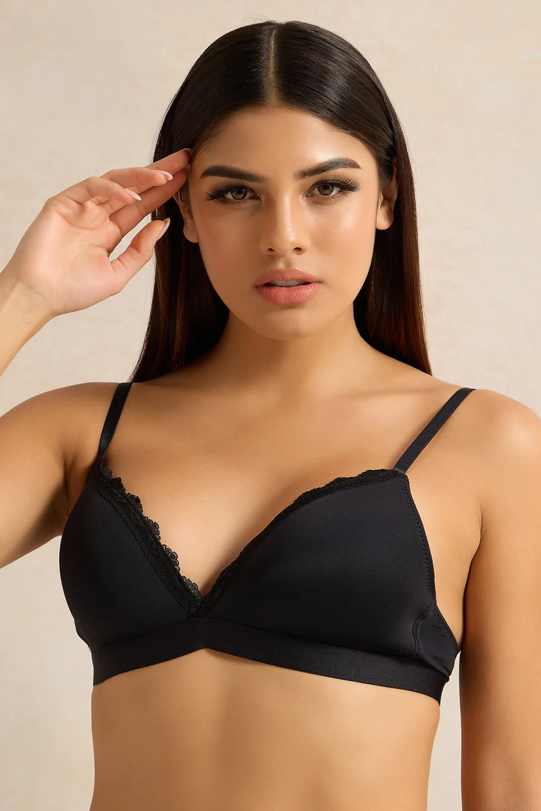 Women Assorted Lace Padded Non Wired Bra Set (Pack of 3) sold by Redtag