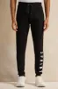 Men Black Side Print Active Pants sold by Redtag
