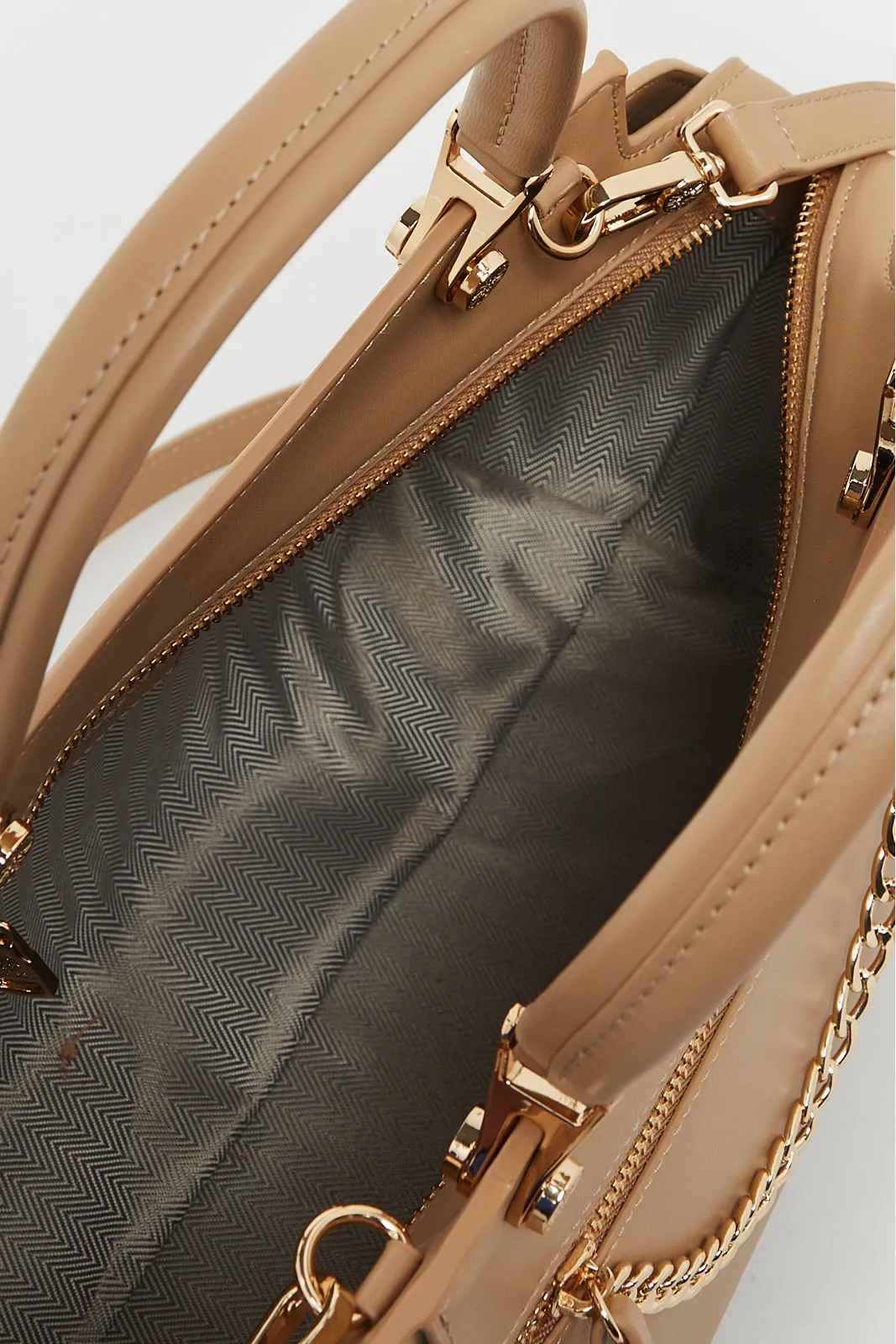 Women Beige Front Pocket Day Bag sold by Redtag product image thumbnail 4