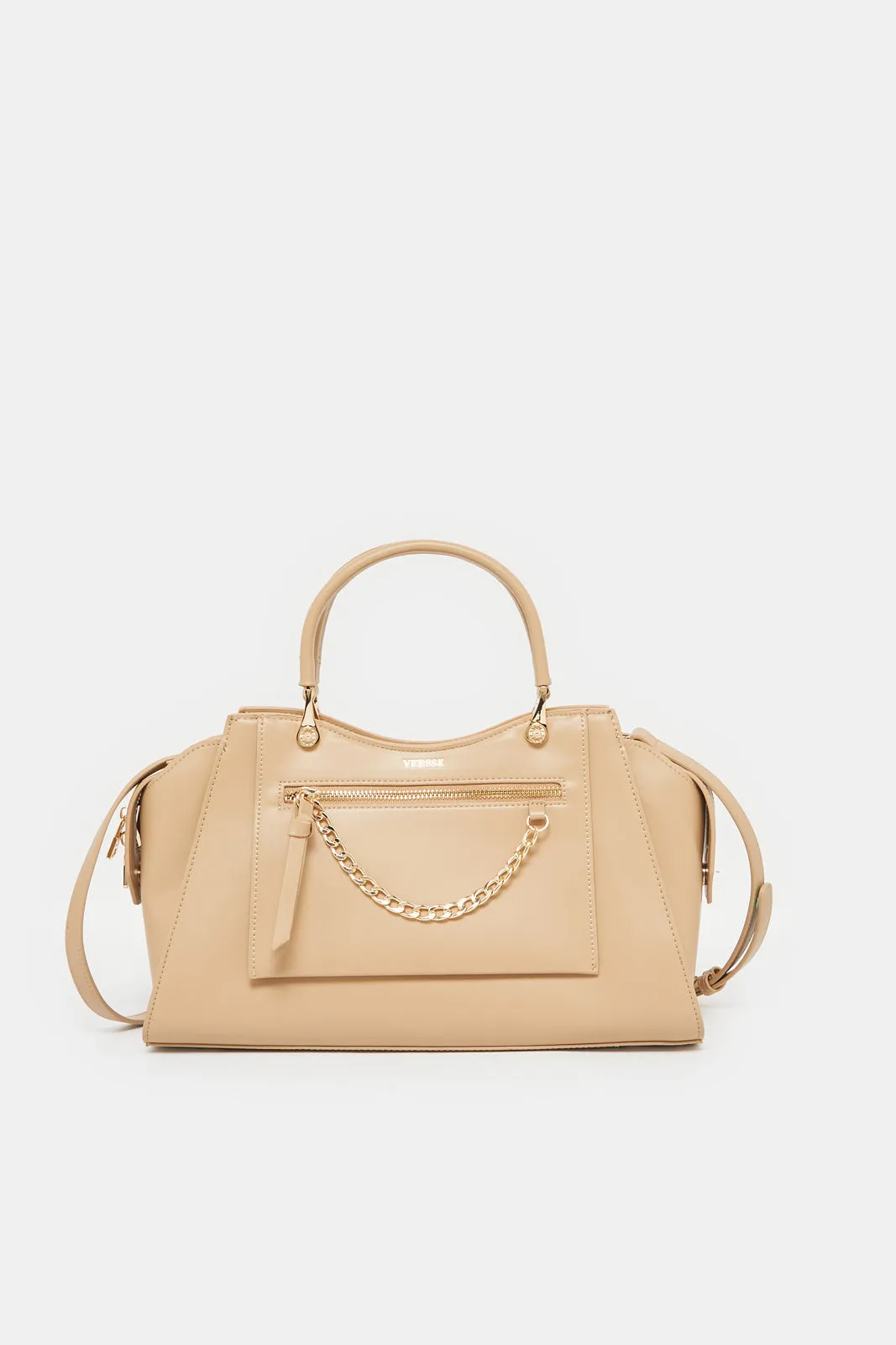 Women Beige Front Pocket Day Bag sold by Redtag