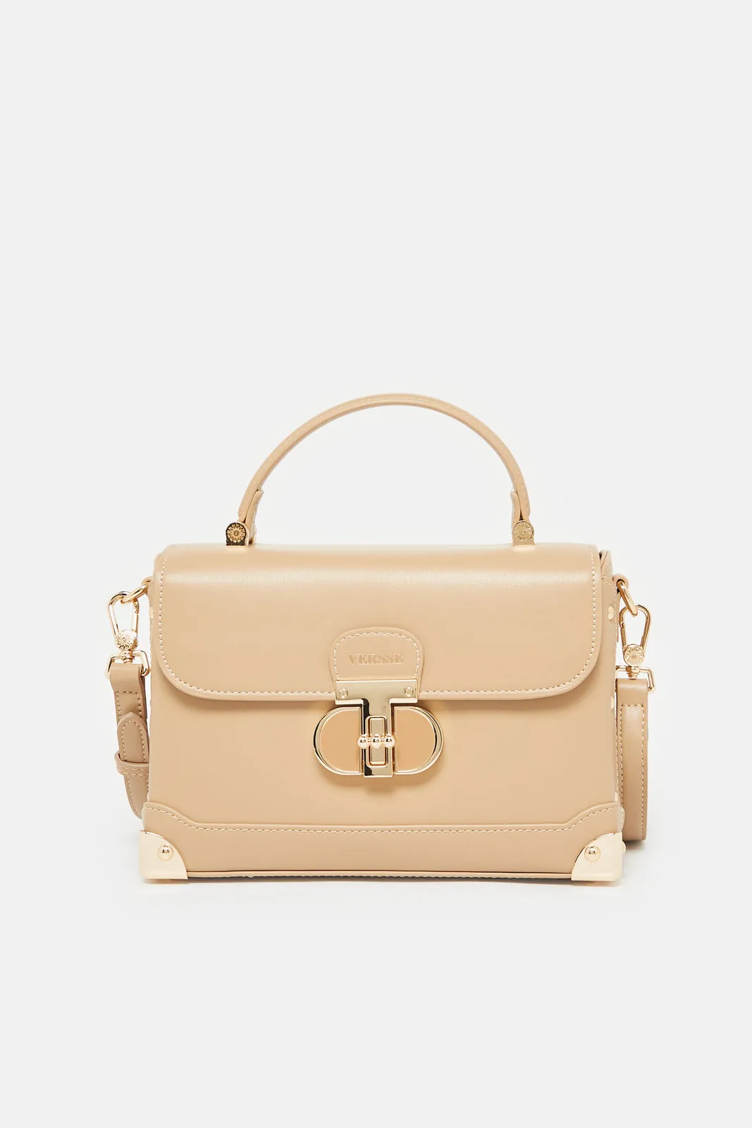 Women Beige Messenger Bag sold by Redtag