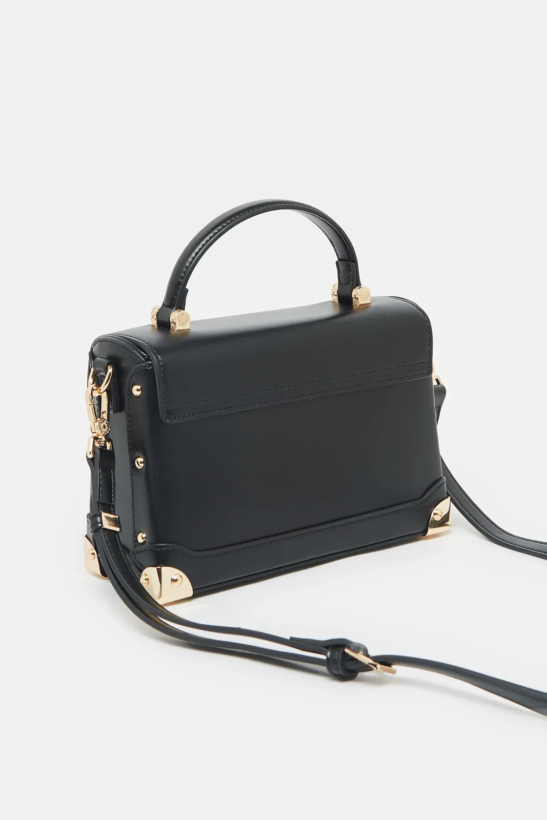 Women Black Messenger Bag sold by Redtag product image thumbnail 2