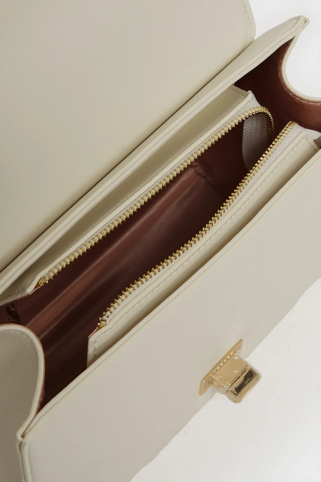 Women White Quilted Day Bag sold by Redtag product image thumbnail 4