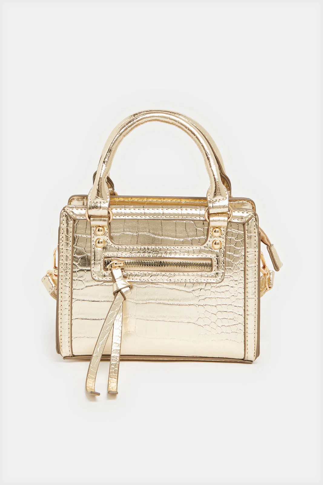 Women Gold Cross Body Bag sold by Redtag