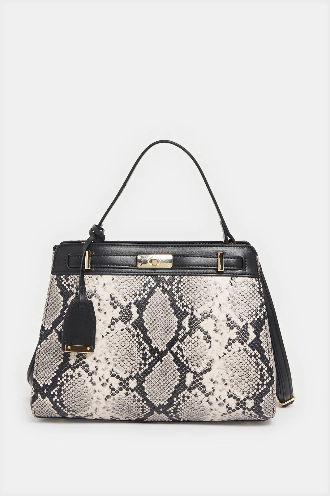 Women Brown Snake Handbag sold by Redtag