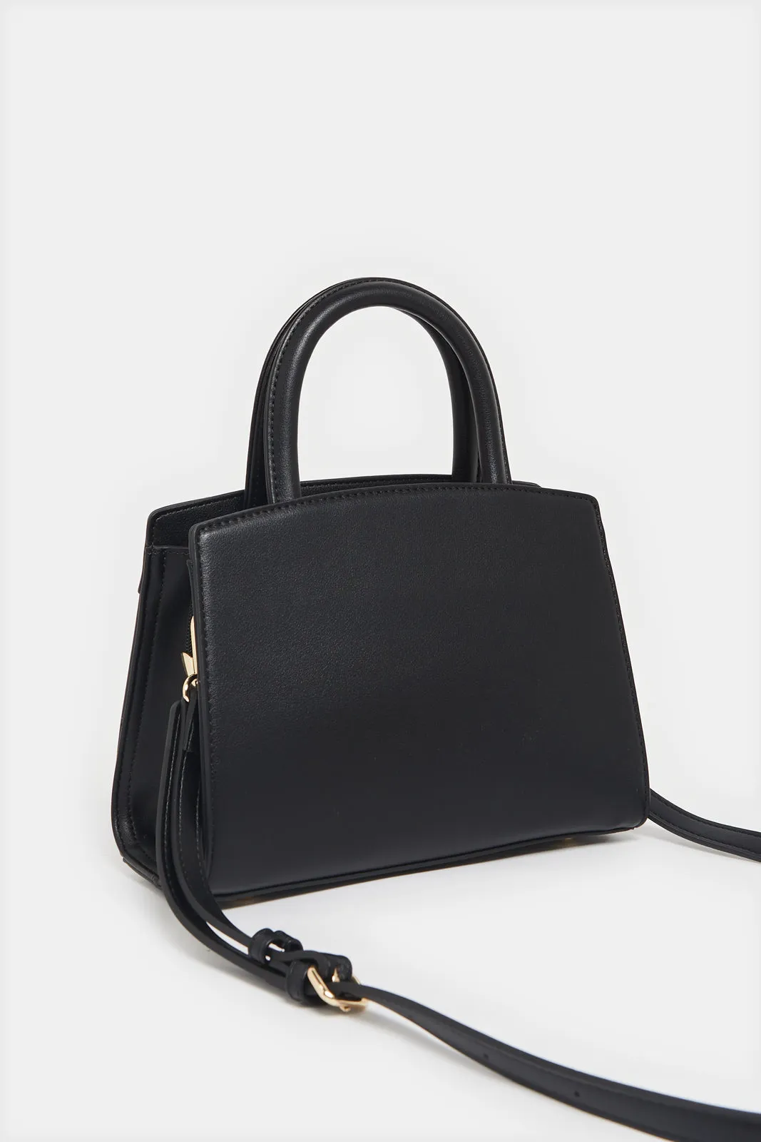 Women Black Quilted Handbag sold by Redtag product image thumbnail 3