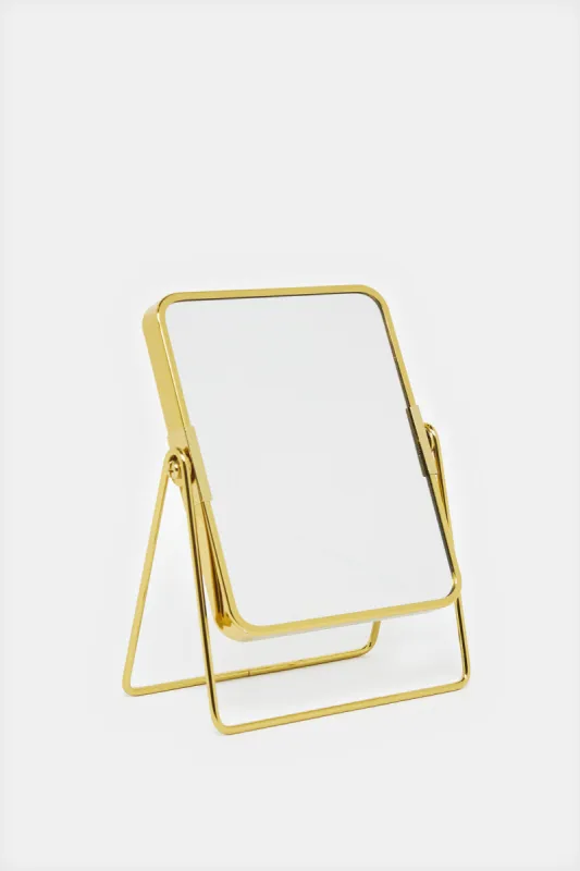 Gold Double Side Mirror sold by Redtag