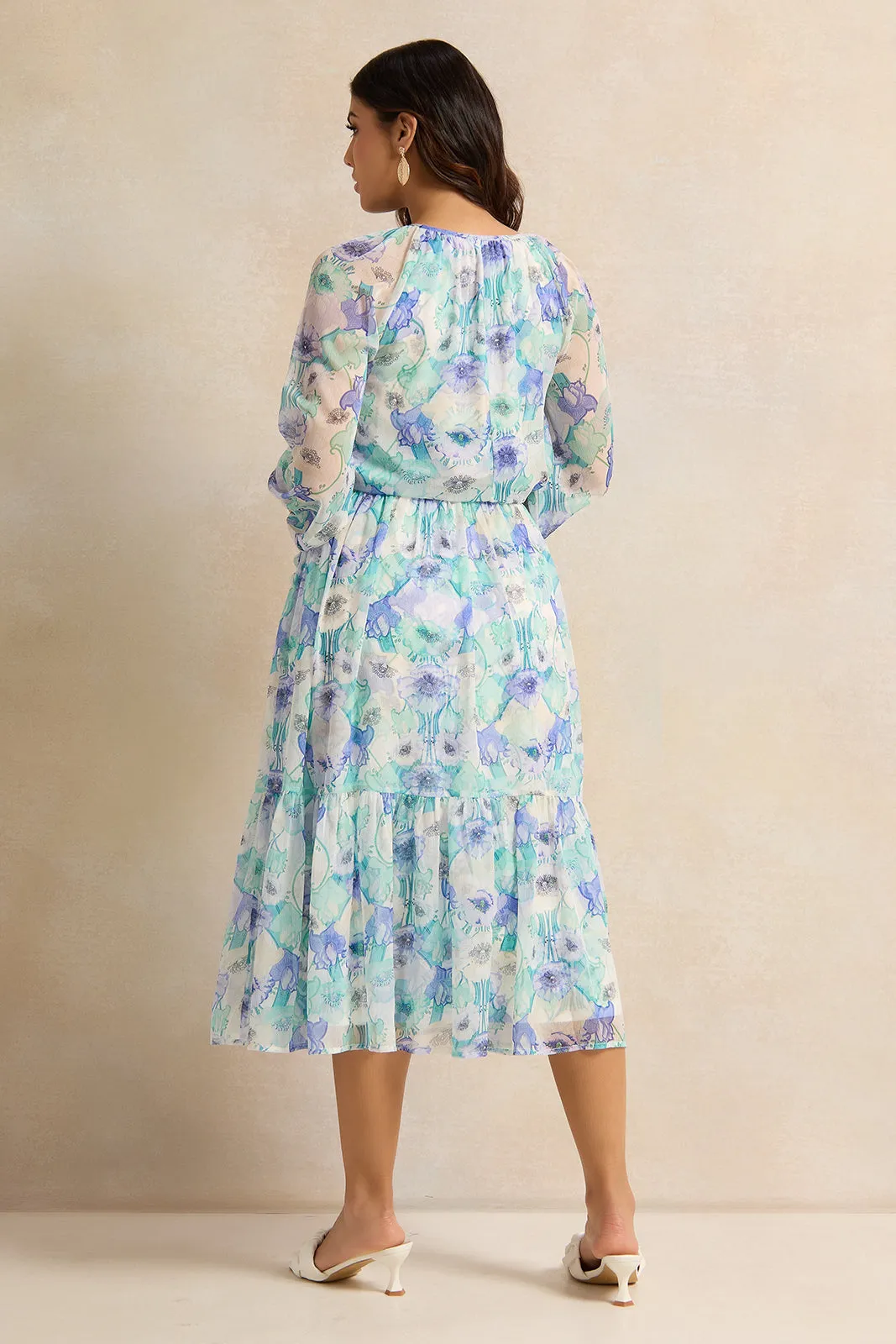 Women Multicolour Printed Dress sold by Redtag product image thumbnail 3