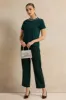 Women Green Embellished T-Shirt sold by Redtag