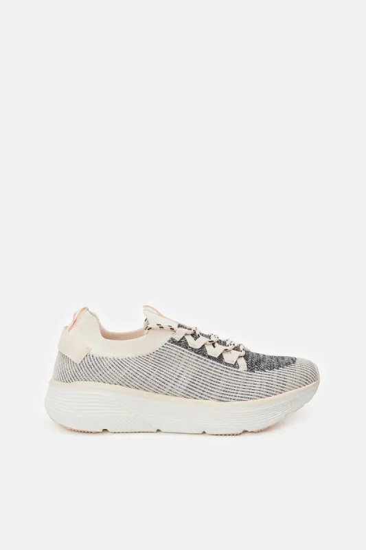 Women Multicolour Textured Trainer sold by Redtag