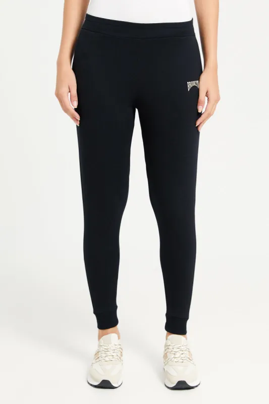Women Black Straight Fit Plain Pants sold by Redtag