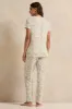 Women Ivory Printed Pyjama Set (2 Piece) sold by Redtag