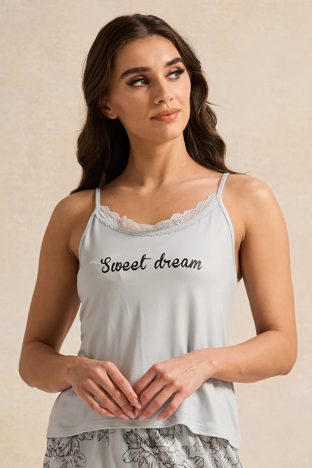 Women Mint Printed Short Cami Set (2 Piece) sold by Redtag product image thumbnail 2