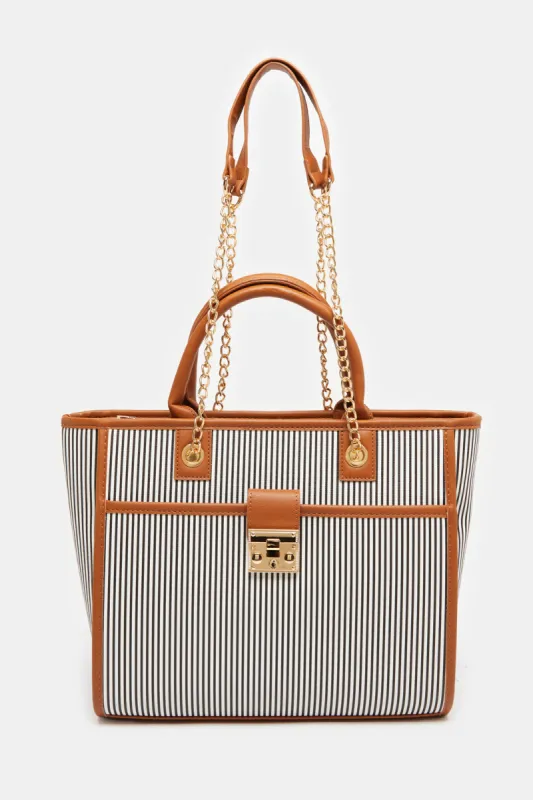 Women Grey Printed Day Bag sold by Redtag