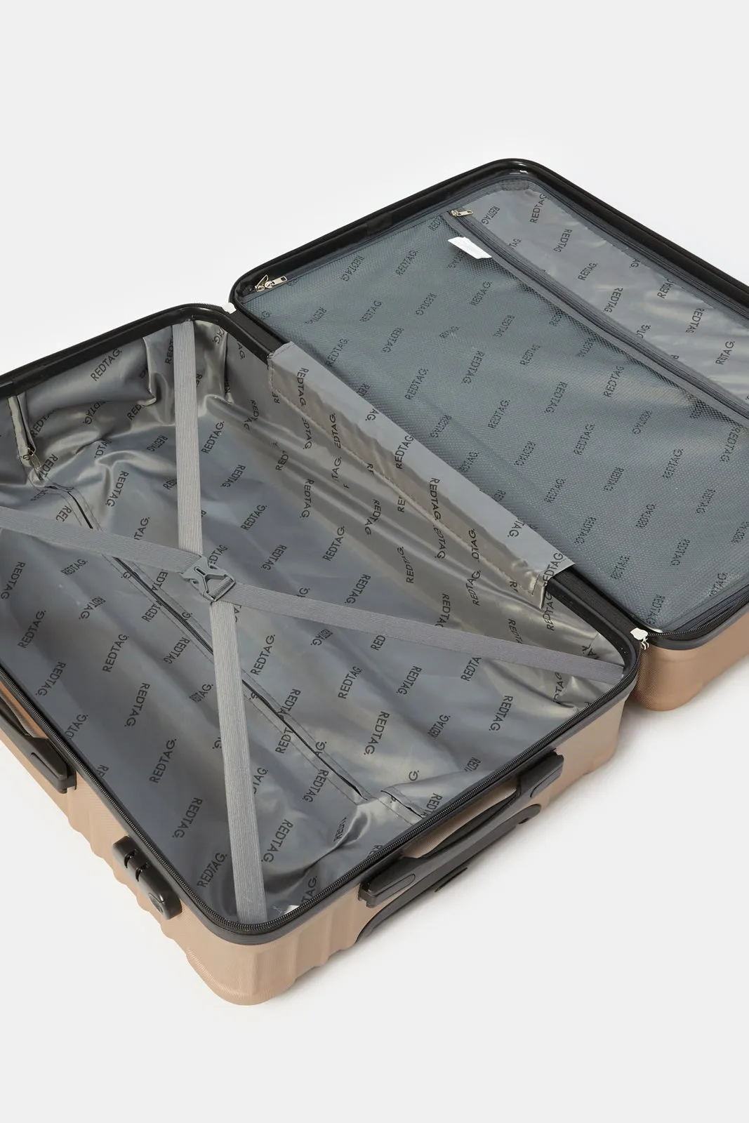 Gold Textured Trolley Luggage (20 Inch) sold by Redtag product image thumbnail 5