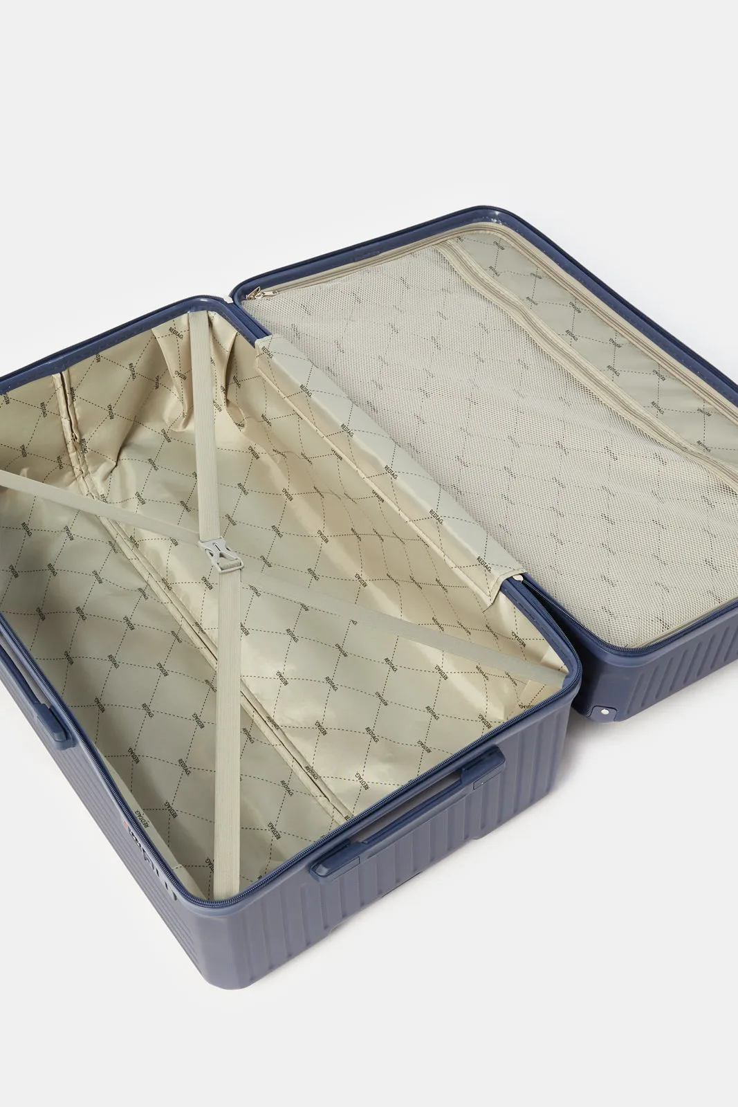 Blue Hard Textured Trolley Luggage (28 Inch) sold by Redtag product image thumbnail 5