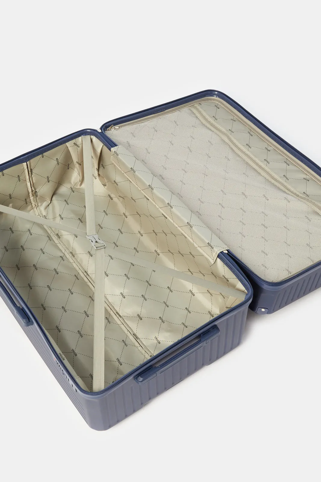 Blue Hard Textured Trolley Luggage (24 Inch) sold by Redtag product image thumbnail 5