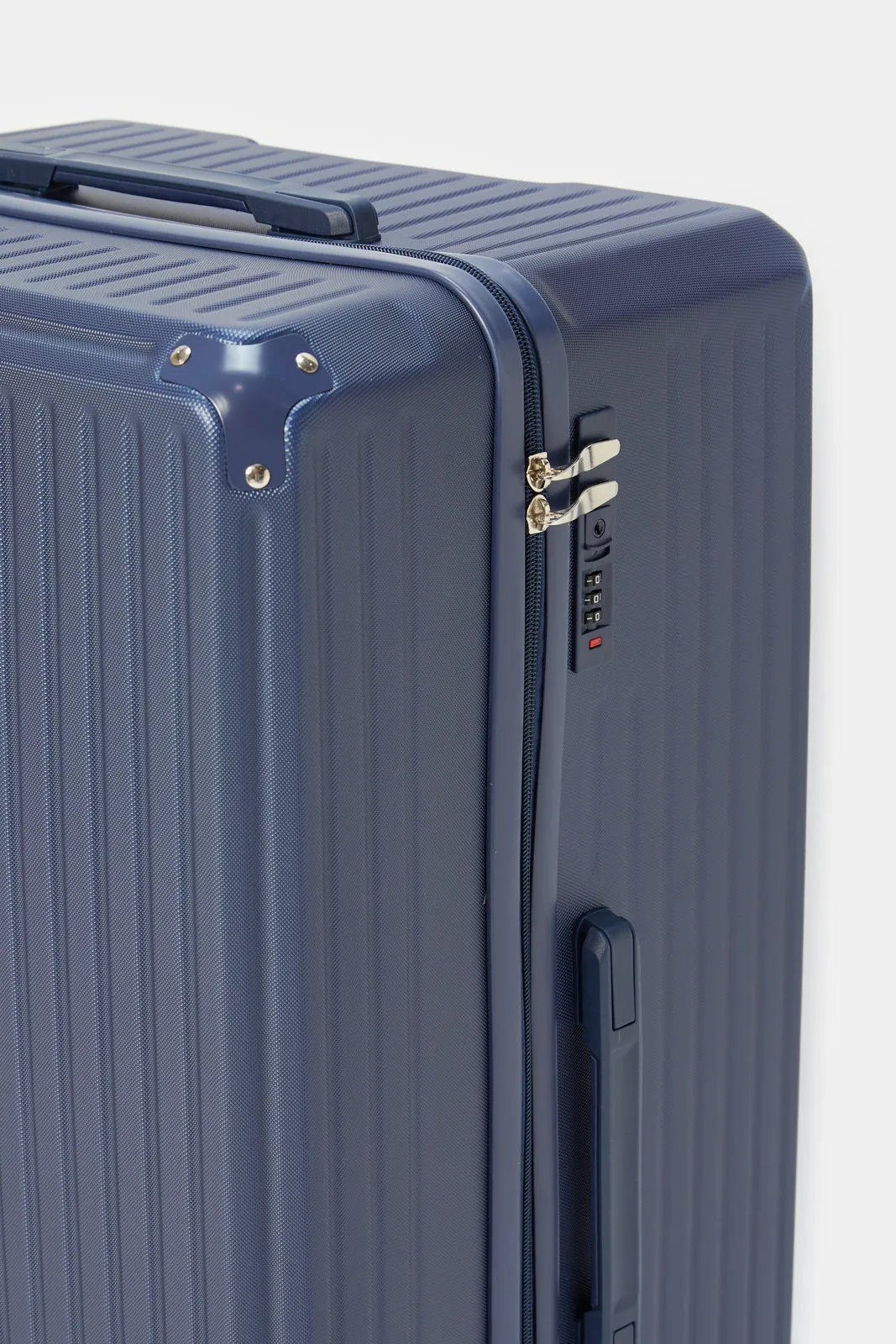 Blue Hard Textured Trolley Luggage (24 Inch) sold by Redtag product image thumbnail 3