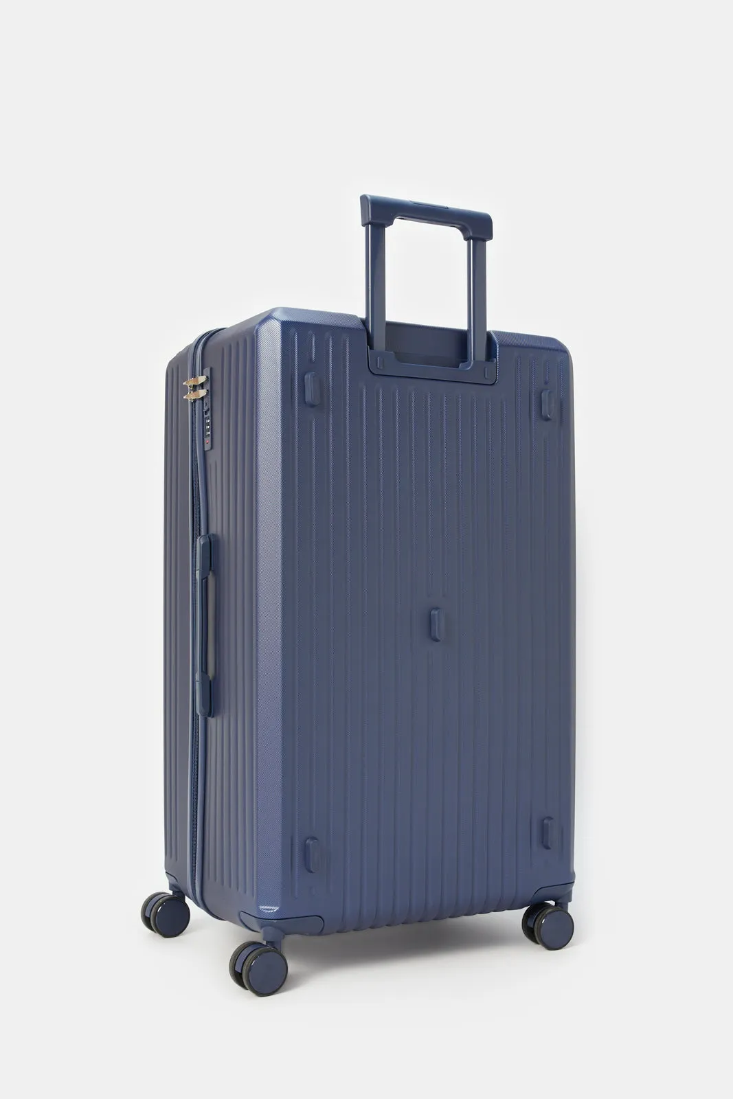 Blue Hard Textured Trolley Luggage (24 Inch) sold by Redtag product image thumbnail 2