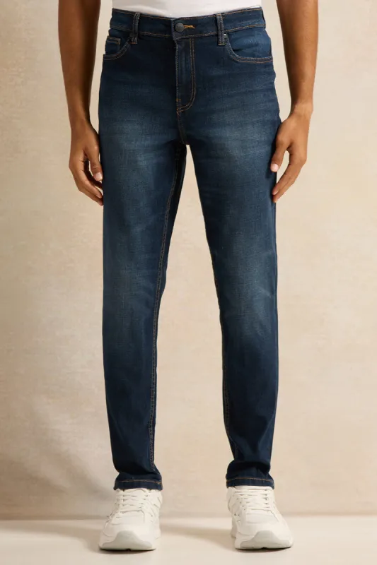 Men Blue  Slim Fit Jeans sold by Redtag