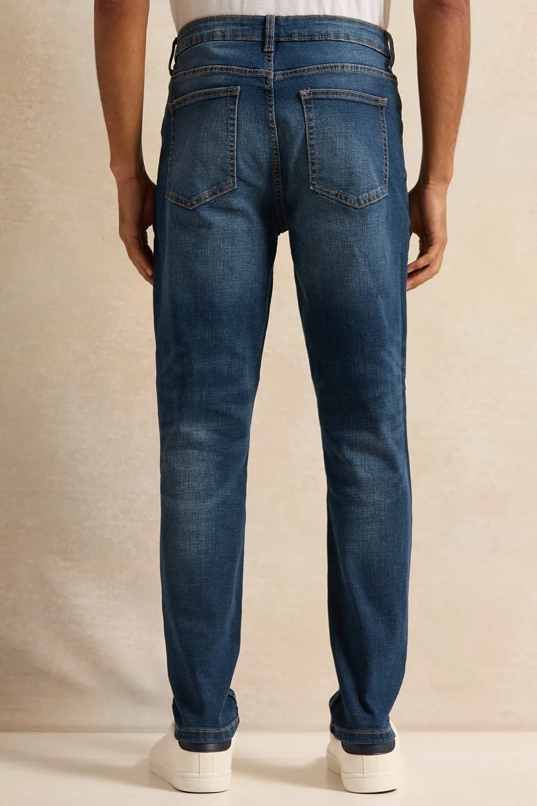Men Blue Slim Fit Jeans sold by Redtag product image thumbnail 3