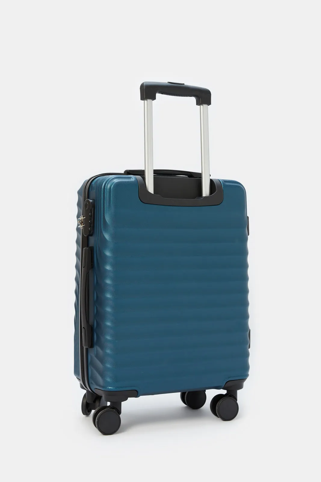 Blue Textured Trolley Luggage 20 Inch sold by Redtag product image thumbnail 2